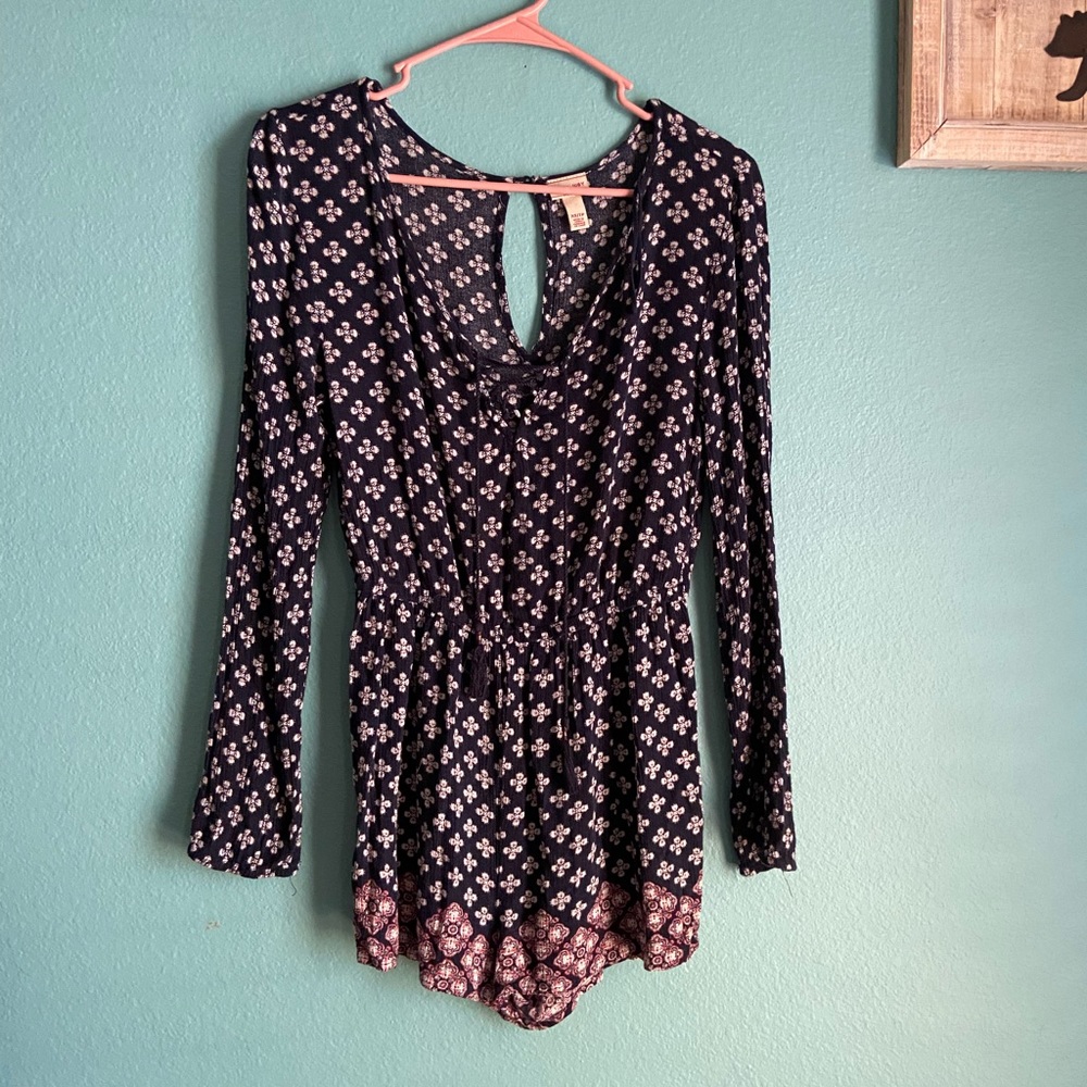 Cape Juby Long Sleeve Romper XS